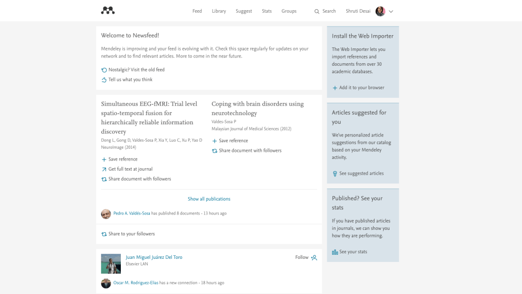 So why does my Mendeley Newsfeed look like&nbsp;this?