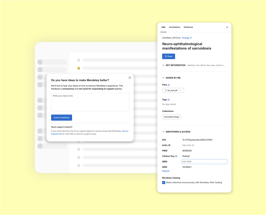 What’s New in Mendeley: Our Most Recent Releases